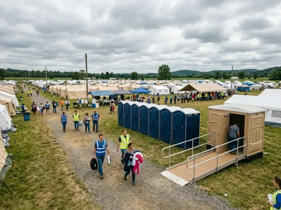 disaster-relief-camp-restrooms-010 — frequently asked questions, Dumpster & Portable Bathrooms Rental in Groves, TX